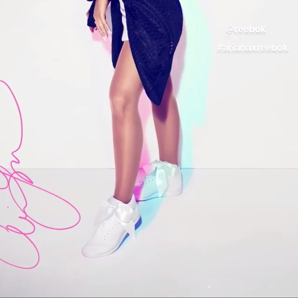 Ariana Grande Reebok Bow Shoes
